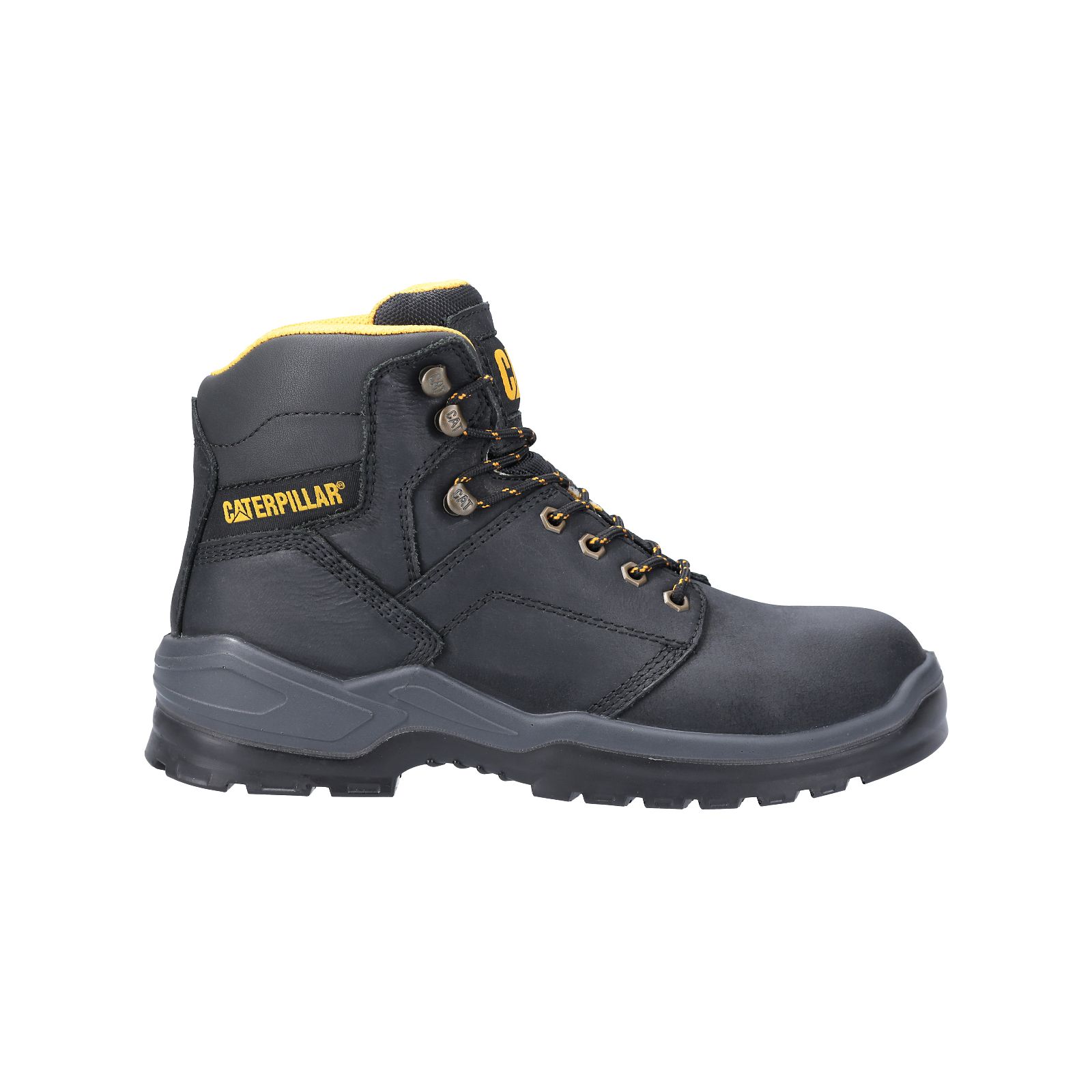 Caterpillar Boots South Africa - Cat Men's Striver St S3 Src Work Boots Black UG7512430